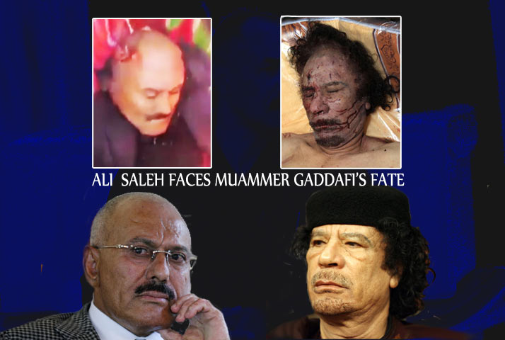 Ali Saleh Faced Muammer Gaddafi’s Fate