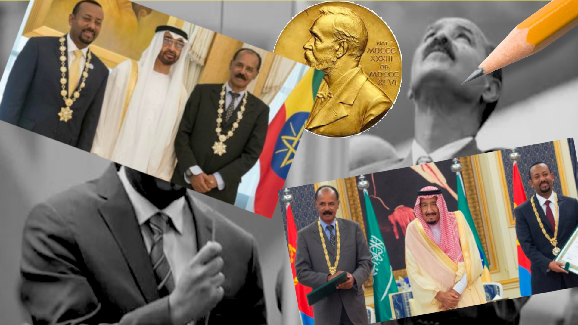 Gold Coins and Necklaces–Congratulating PM Abiy